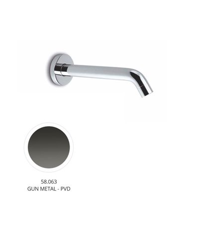 Newform 9788.58.063 bec mural 225 mm PVD Gun metal