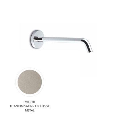 Newform 16854.M0.070 bec lavabo mural 165 mm EM Titanium Satin