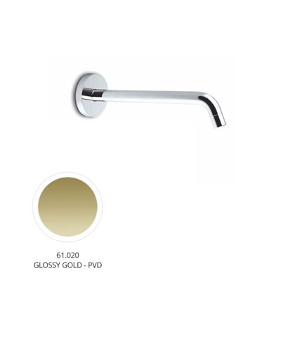 Newform 16855.61.020 bec lavabo mural 240 mm PVD Glossy gold