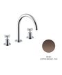 Newform Blink 70800.58.061 mélangeur 3 trous de lavabo bec rond 222 mm PVD Copper bronze