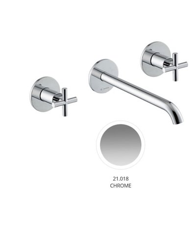 Newform Blink 70822E.21 Façade Mélangeur lavabo à encastrer + bec 230 mm chrome