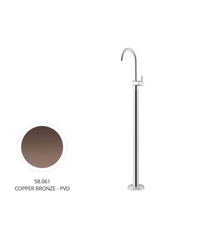 Newform Blink 70818E.58.061 mitigeur lavabo + colonne PVD Copper bronze