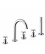Newform Blink 70882C.21 mitigeur bain douche 4 trous sur gorge chrome