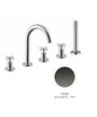 Newform Blink 70882C.58.063 mitigeur bain douche 4 trous sur gorge PVD Gun metal