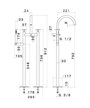 Newform Blink 70886C.58.061 mélangeur bain-douche + colonne PVD Copper bronze