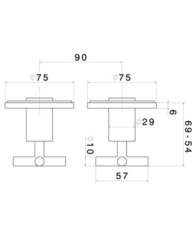 Newform Blink 70857E.01.093 façade mitigeur douche à encastrer Noir mat