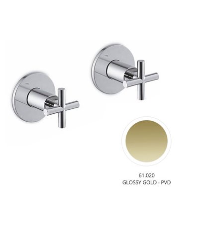 Newform Blink 70857E.61.020 façade mitigeur douche à encastrer PVD Glossy gold