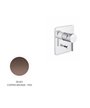 Newform Blink 70870E.58.061 façade mitigeur douche + inverseur à encastrer PVD Copper bronze