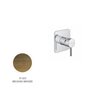 Newform Blink 70875E.31.023 façade mitigeur douche à encastrer bronze brossé