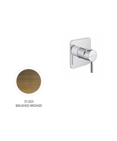 Newform Blink 70875E.31.023 façade mitigeur douche à encastrer bronze brossé