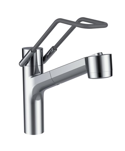 Laufen Arwa Similor Kugler HF 9 41035 100 094 Class mitigeur évier à douchette + levier med chrome