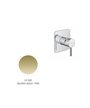 Newform Blink 70875E.61.020 façade mitigeur douche à encastrer PVD Glossy gold