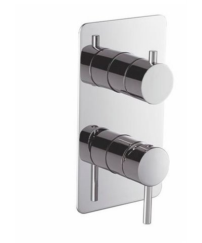 Newform Blink 67693E.21 façade mitigeur douche + inverseur à encastrer chrome