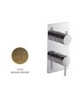 Newform Blink 67693E.31.023 façade mitigeur douche + inverseur à encastrer bronze brossé