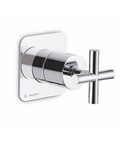 Newform Blink 69816E.21 façade inverseur / robinet d'arrêt chrome