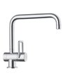 Laufen Arwa Similor Kugler HF989552441001 Twin mitigeur évier à bec Inox