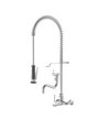 Kwc Gastro 24.502.166.000 - 121284 mitigeur mural preflush + robinet 370 chrome