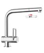Laufen Arwa Similor Kugler HF 9 89693 448 001 Twin mitigeur évier à douchette PVD inox noir