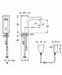 Kwc F5E F5EV1006 - 2030039436 Robinet électronique 1 eau + debit 3l/min + alimentation secteur chrome