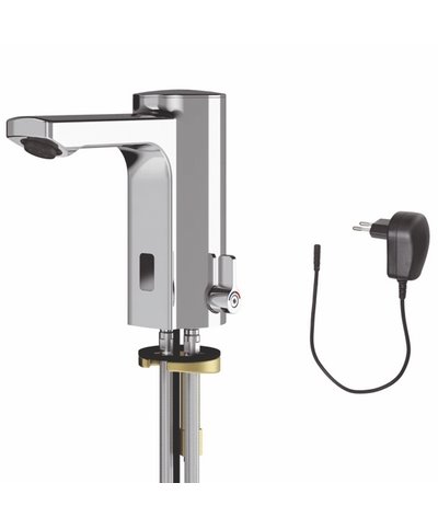 Kwc F5E F5EM1008 - 2030039431 mitigeur électronique eau mixée + debit 3l/min + alimentation secteur chrome