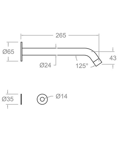 Ramon Soler Soltronic 8121B-81A301500 mitigeur lavabo à encastrer + batterie chrome