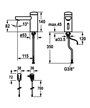 Kwc Iqua 12.696.161.000 - 125258 lavabo sensitive + secteur chrome