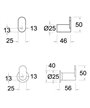 Ramon Soler COLG01IC-99Z306192 porte gant mural inox