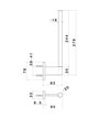 Newform Linfa - O'Rama 67225.61 Porte-rouleau de papier mural PVD Glossy gold