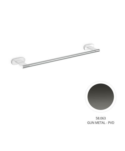 Newform Linfa - O'Rama 67228.58.063 Porte-serviettes mural 45 cm PVD Gun metal