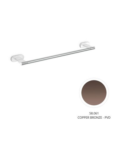 Newform Linfa - O'Rama 67229.58.061 Porte-serviettes mural 60 cm PVD Copper bronze