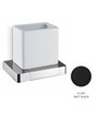Newform 62905.01.093 porte gobelet mural Noir mat
