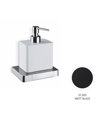 Newform 62910.01.093 distributeur savon mural Noir mat