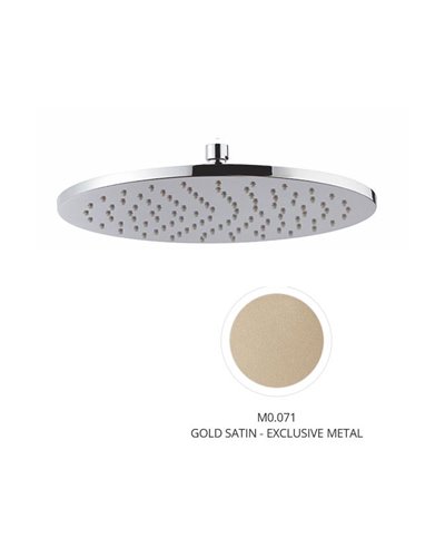 Newform 26534..M2.071 douche de tête 300 mm Exclusive Metal Gold satin / Matt black