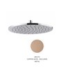 Newform 26535..M2.072 douche de tête 400 mm Exclusive Metal Copper satin / Matt black
