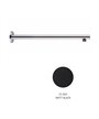 Newform 27667.01.093 Bras douche 332 mm rosace ronde Noir mat