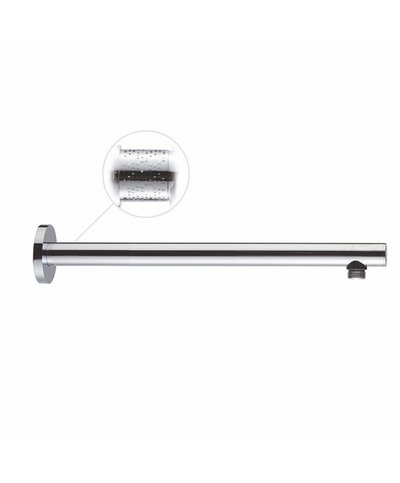 Newform 27668.21.018 Bras douche 382 mm rosace ronde chrome