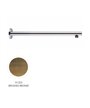 Newform 27692.31.023 Bras douche 452 mm rosace ronde bronze brossé