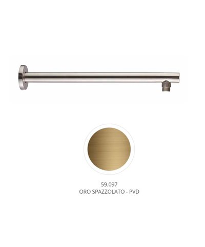Newform 29390X.59.097 Bras douche rond 380 mm PVD Brushed gold