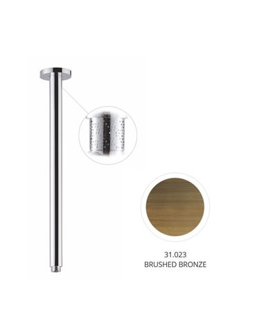 Newform 28151.31.023 Bras douche vertical 350 mm bronze brossé