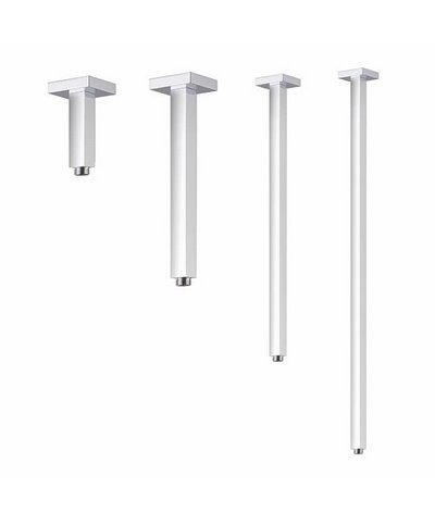 Newform 26599.21.018 Bras douche vertical carré 350 mm chrome