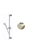Gattoni Versilia  1046/PDA0 barre 600mm + set douche nickel mat