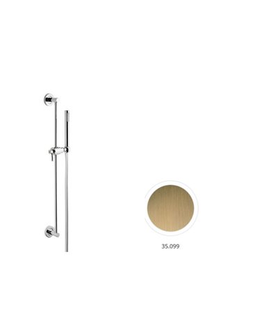 Newform 67556.35.099 barre 640mm + set douche Silky Gold