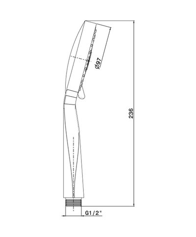 Newform Douche à main Noir mat - 27782.01.093