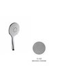Newform douche à main ABS 5 jets look inox - 27730.31.028