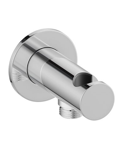 Damixa Silhouet Coude mural + support douchette chrome - 484460000