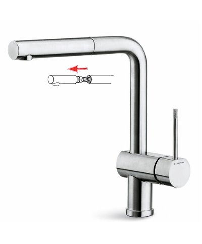 Newform Moony 3110 21 mitigeur évier poignée extractible chrome