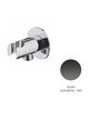 Newform Coude mural + support douchette PVD Gun metal - 827.58.063