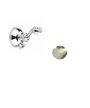 Gattoni Versilia Support douchette + prise eau nickel mat - 6240/PDA0