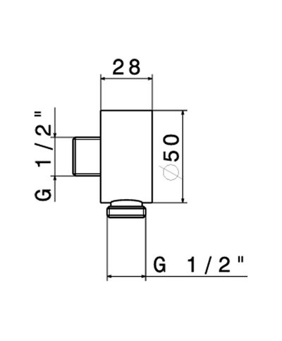 Newform X-Trend coude de sortie Noir mat - 2299.01.093