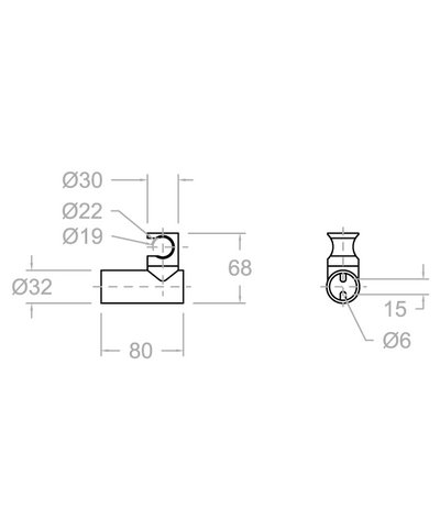 Ramon Soler support douchette or brossé - 372602OC-99Z302673